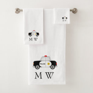 Conception de voiture de police Monogramme