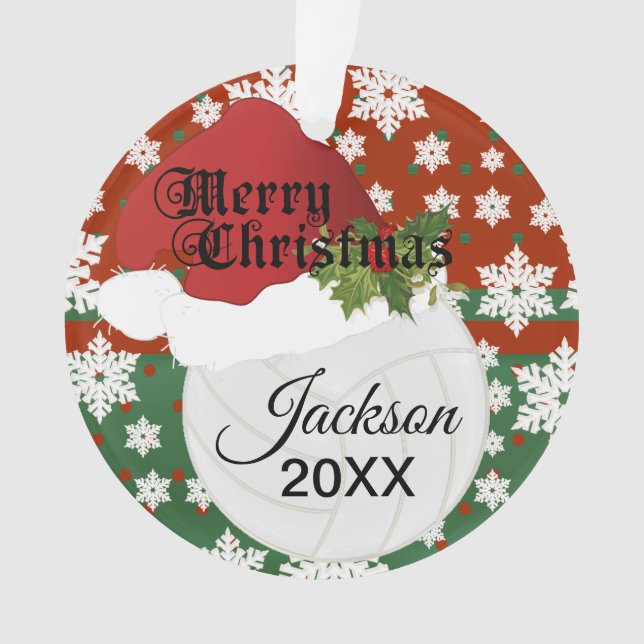 Conception de volley-ball de vacances | Nom do-it- (devant)