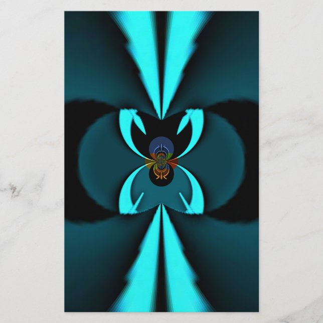 Conception de voyants cyan et noir de bord coupant (Devant)