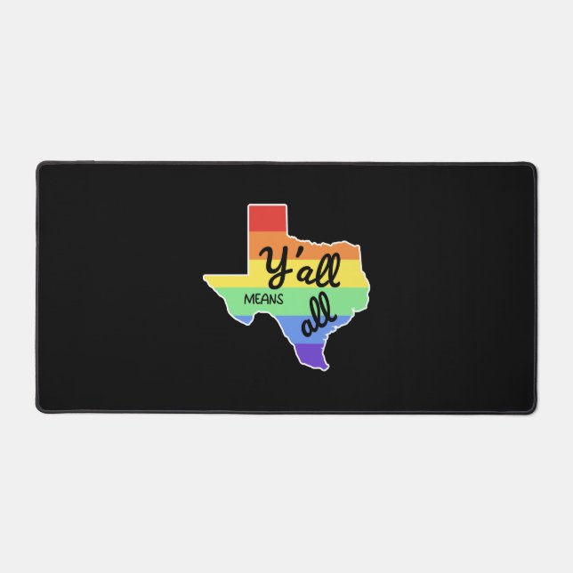 Conception de Y'all Means Y'all pour Texan LGBT+ f (Recto)