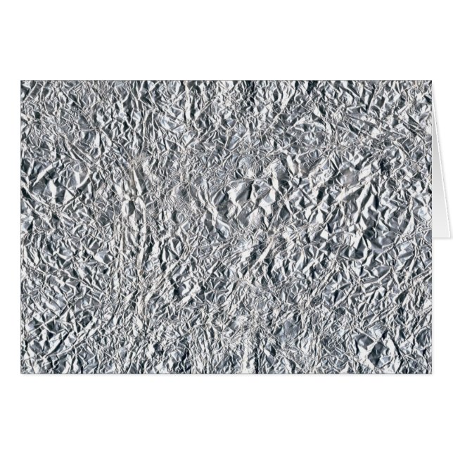 Conception d'effet de papier aluminium (Devant horizontal)