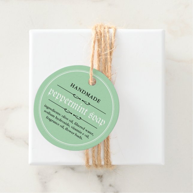 Conception d'emballage Étiquette de savon (En situation)