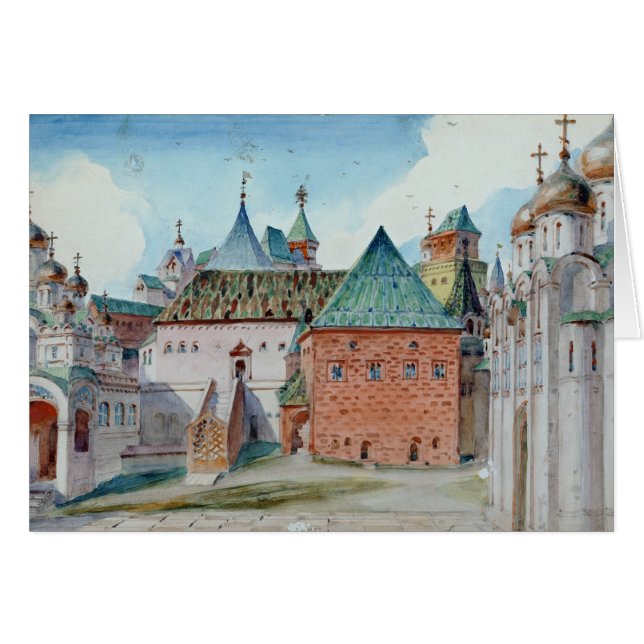 Conception d'étape pour l'opéra de Mussorgsky (Devant horizontal)