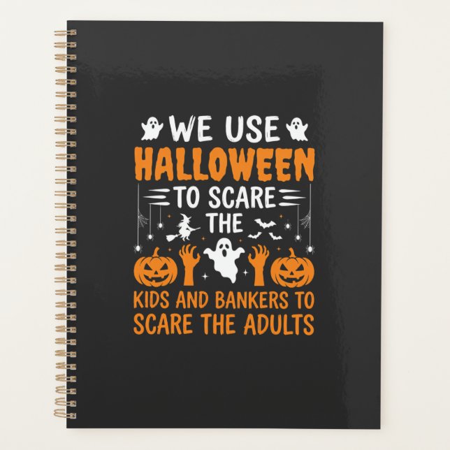 Conception d'Halloween pour enfants banquiers adul (Devant)