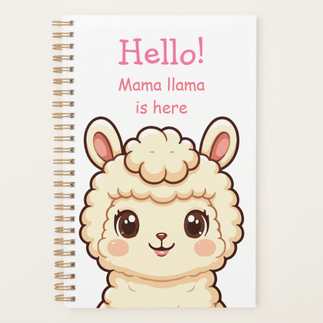 Conception d'illustration de lama mignon (Devant)