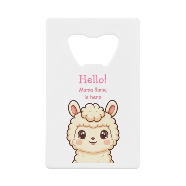 Conception d'illustration de lama mignon (Devant)