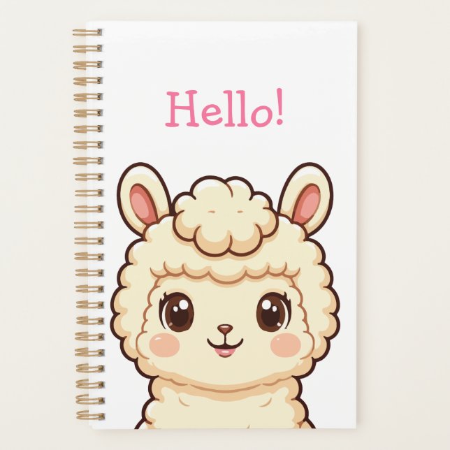 Conception d'illustration de lama mignon (Devant)