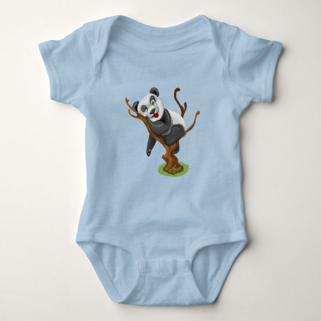 Conception d'illustration de Panda Body en jersey  (Devant)