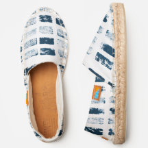 Conception d'impression de bloc rectangle en bleu