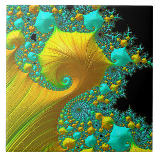 Conception d'or de carreau de céramique de cône