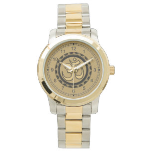 Conception d'or de montre de l'OM