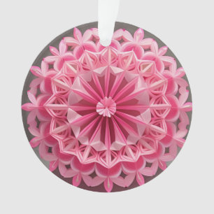 Conception d'origami floral rose complexe