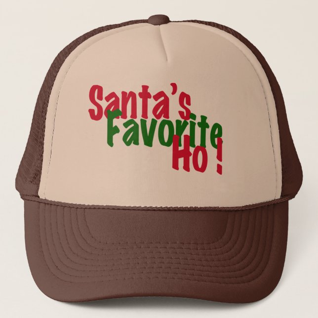conception drôle de casquette de Noël du favori de (Devant)