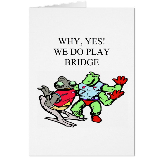 conception drôle de joueur de pont (Devant)