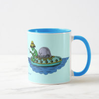 Conception drôle de tasse de pêcheurs étrangers