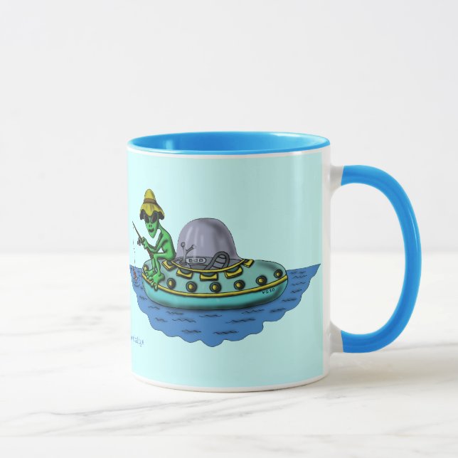 Conception drôle de tasse de pêcheurs étrangers (Droite)