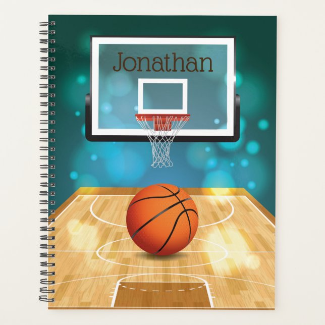 Conception du basket-ball Planificateur hebdomadai (Devant)