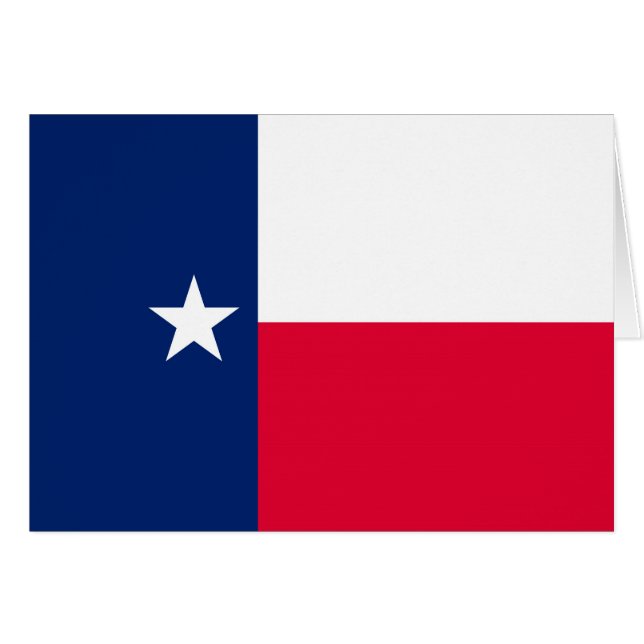 Conception du drapeau de l'État du Texas (Devant horizontal)