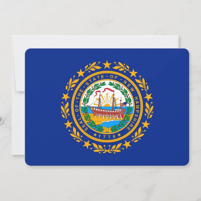 Conception du drapeau d'état du New Hampshire (Devant)