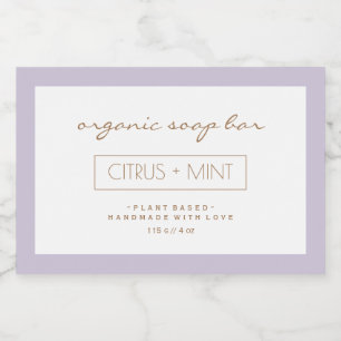 Conception du Étiquette de produits savon