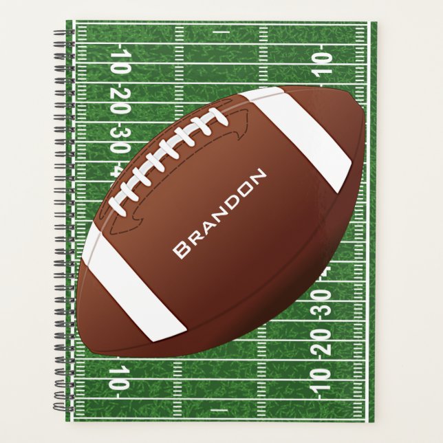 Conception du football Planificateur hebdomadaire/ (Devant)