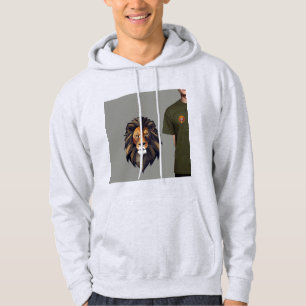 Conception du Sweat - shirt à capuche de logo géom