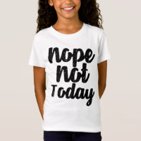 Conception du T-shirt des femmes de Nope pas