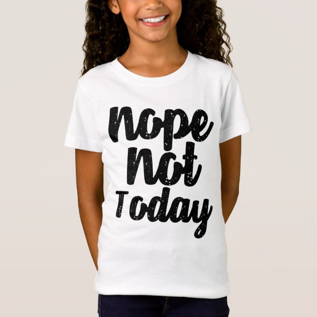 Conception du T-shirt des femmes de Nope pas (Devant)
