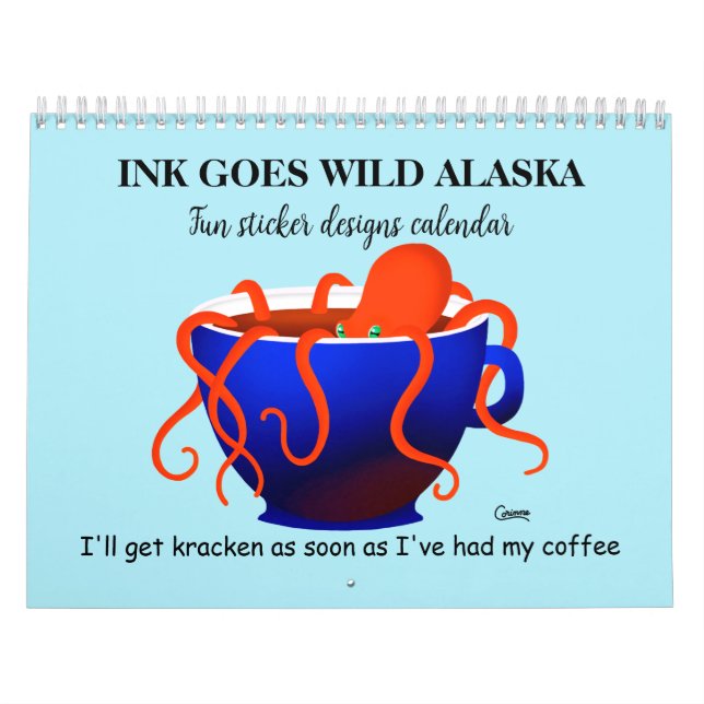 Conception d'un autocollant amusant - Calendrier m (Protection)