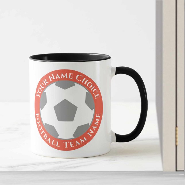 Conception d'un club de football à Orange Mug (Créateur téléchargé)