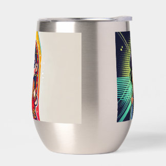 Conception d'une bouteille d'eau de caricature Sar