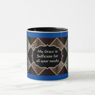 Conception Empreinte de léopard de diamant Mug à