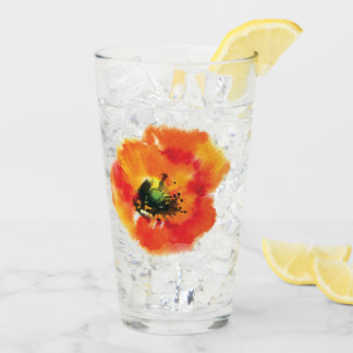 Conception en verre de pavot