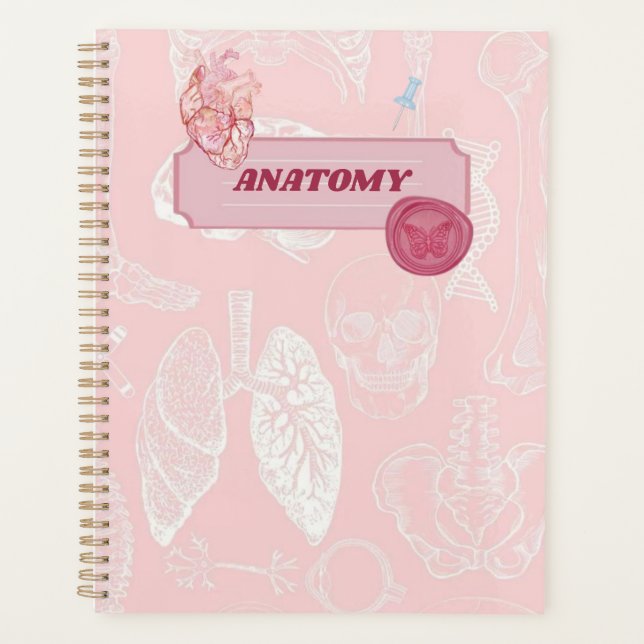 Conception esthétique d'anatomie rose pour étudian (Devant)