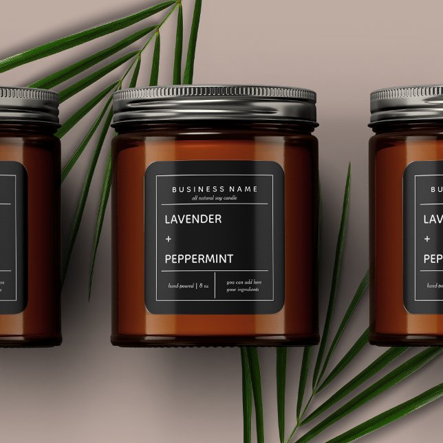 Conception Étiquette de produit de bougie (Créateur téléchargé)