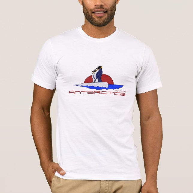 Conception fraîche de T-shirt de l'Antarctique (Devant)