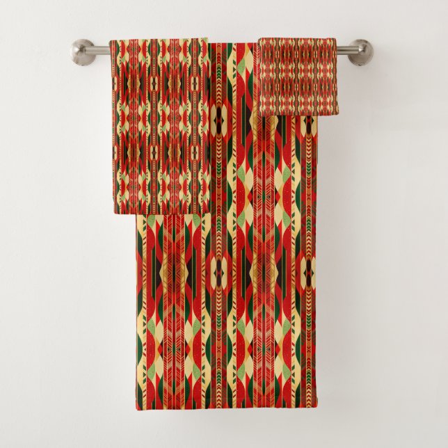 Conception géométrique dans les couleurs du désert (En situation)