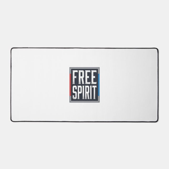 Conception Graphique Boîte Esprit Libre Patriotiqu (Recto)