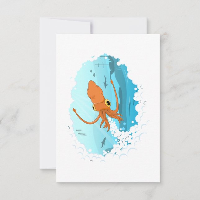 conception graphique de calmar (Devant)