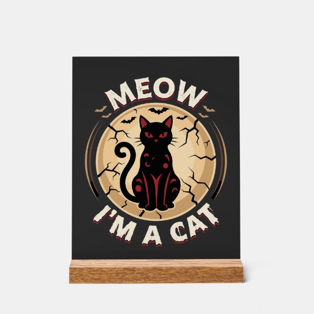 Conception graphique de chat Meow Halloween_1 (Recto)