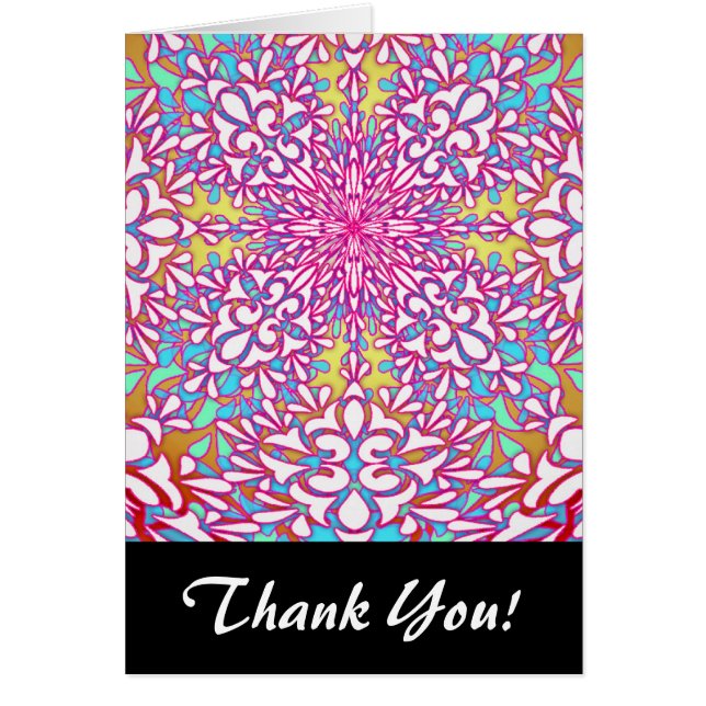 Conception kaléidoscope géométrique Abstraite (Devant)