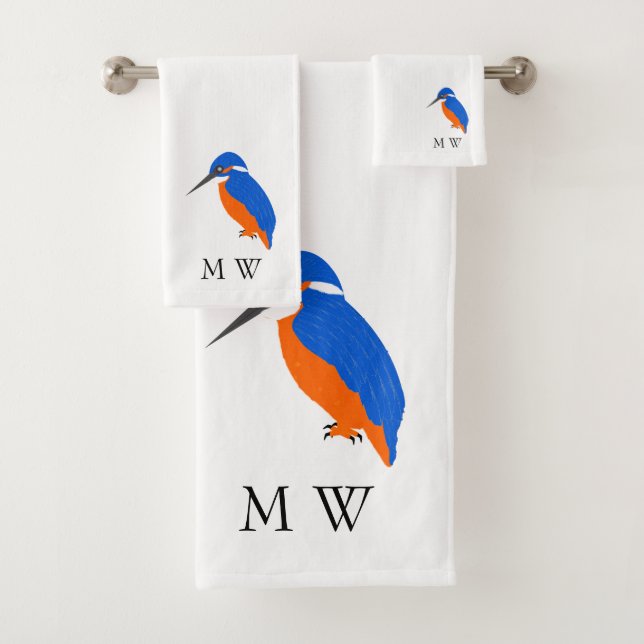 Conception Martin-pêcheur Monogrammé (En situation)