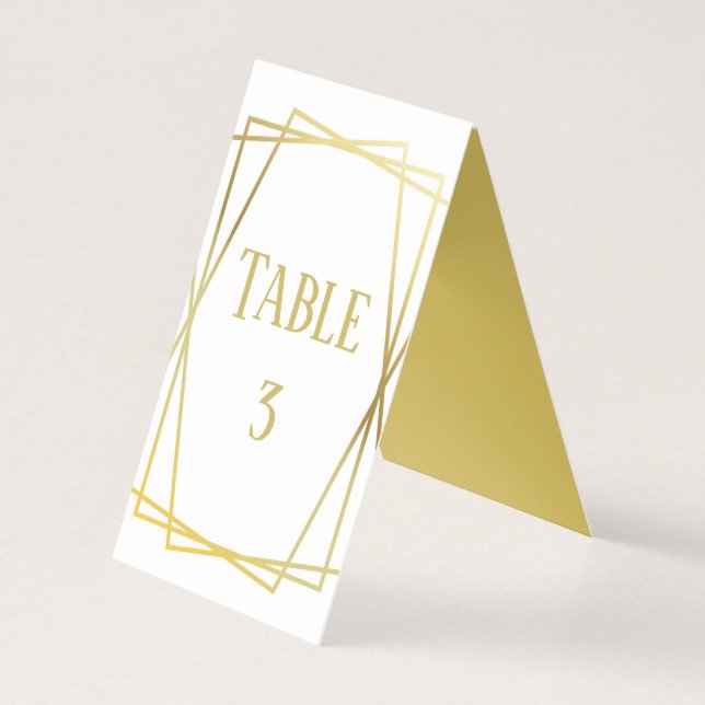 Conception mi-siècle - Numéro de table (Back)