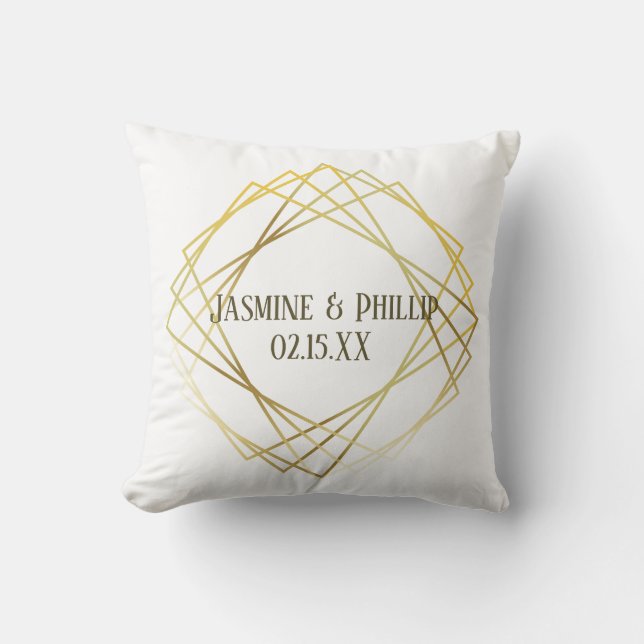 Conception Mid Mod - Coussin Carré (Recto)