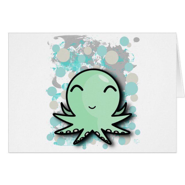 conception mignonne de poulpe (Devant horizontal)