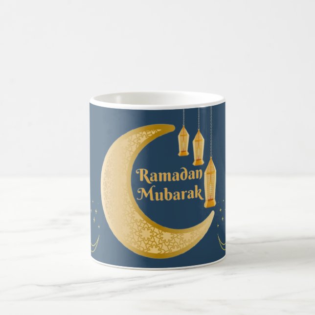 Conception minimale de mug islamique pour Ramadan (Centre)