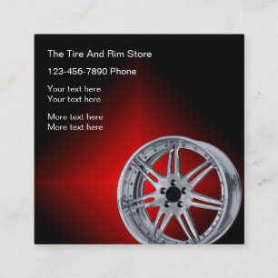 Conception moderne de Cartes de visite automobiles