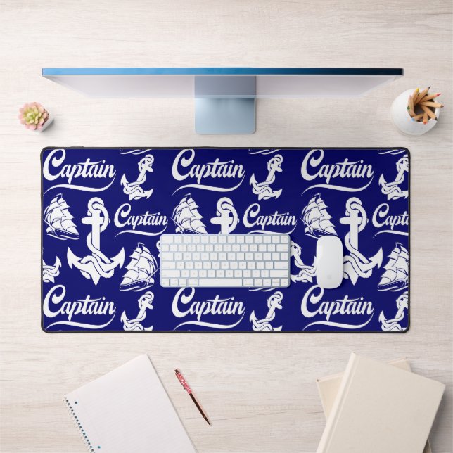 Conception nautique d'ancre de voilier capitaine (Bureau 1)