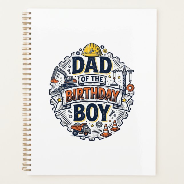 Conception Papa du garçon de la fête d'anniversair (Devant)