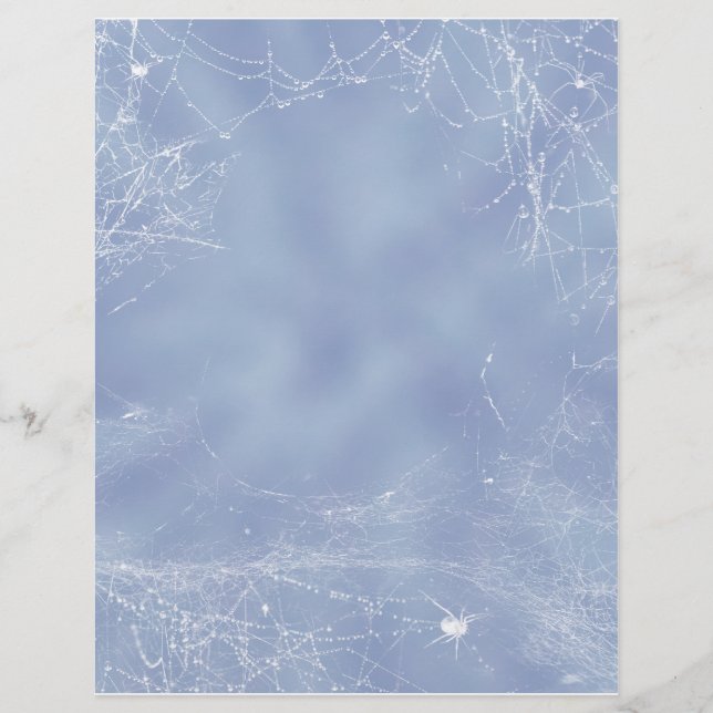 Conception papier du scrapbook Spider Web (Devant)